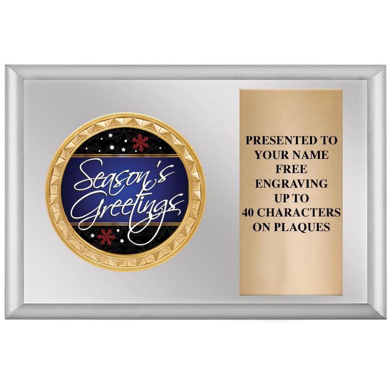 6" X 4" SILVER INSERT PLQ