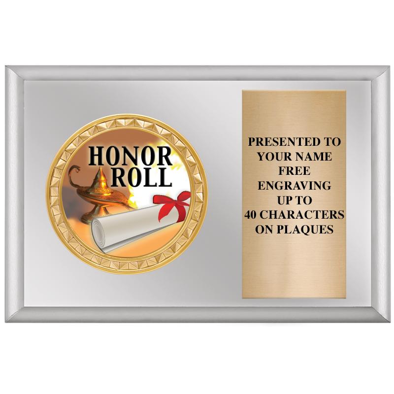 6" X 4" SILVER INSERT PLQ