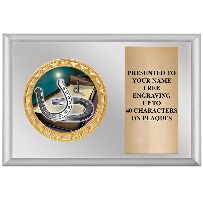 6" X 4" SILVER INSERT PLQ