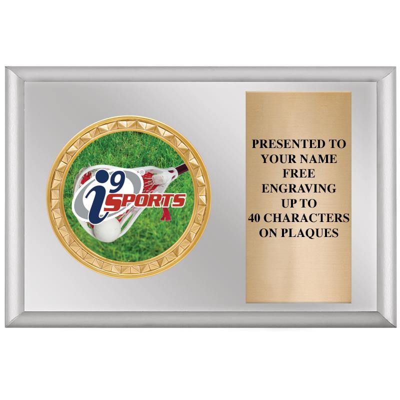 6" X 4" SILVER INSERT PLQ