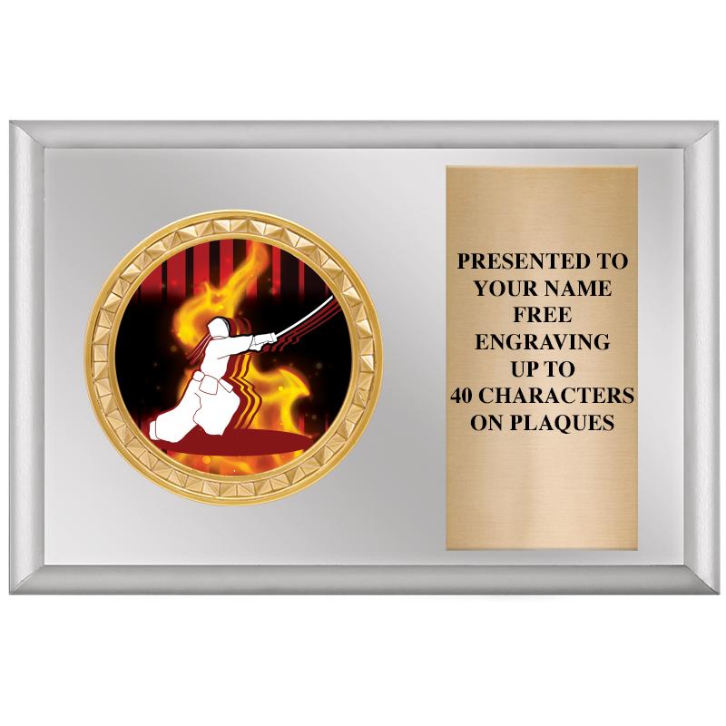 6" X 4" SILVER INSERT PLQ