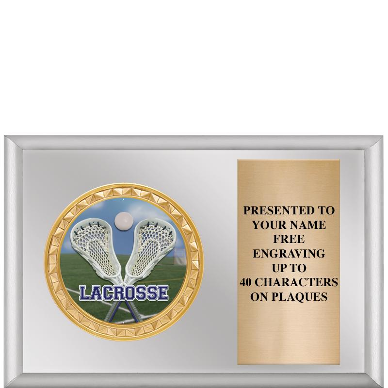 6" X 4" SILVER INSERT PLQ