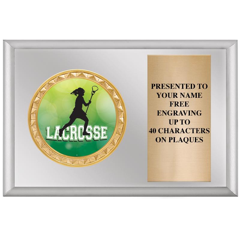 6" X 4" SILVER INSERT PLQ