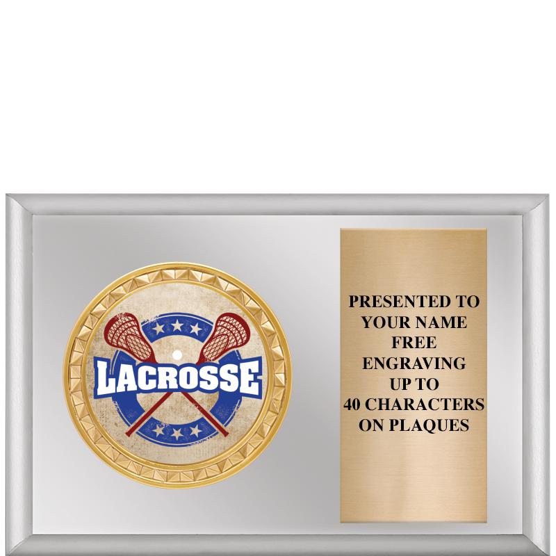 6" X 4" SILVER INSERT PLQ