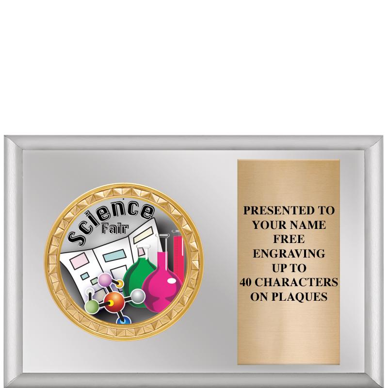 6" X 4" SILVER INSERT PLQ