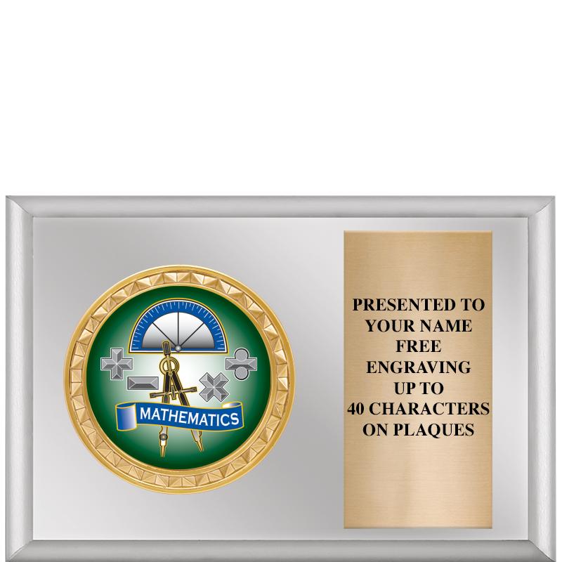 6" X 4" SILVER INSERT PLQ