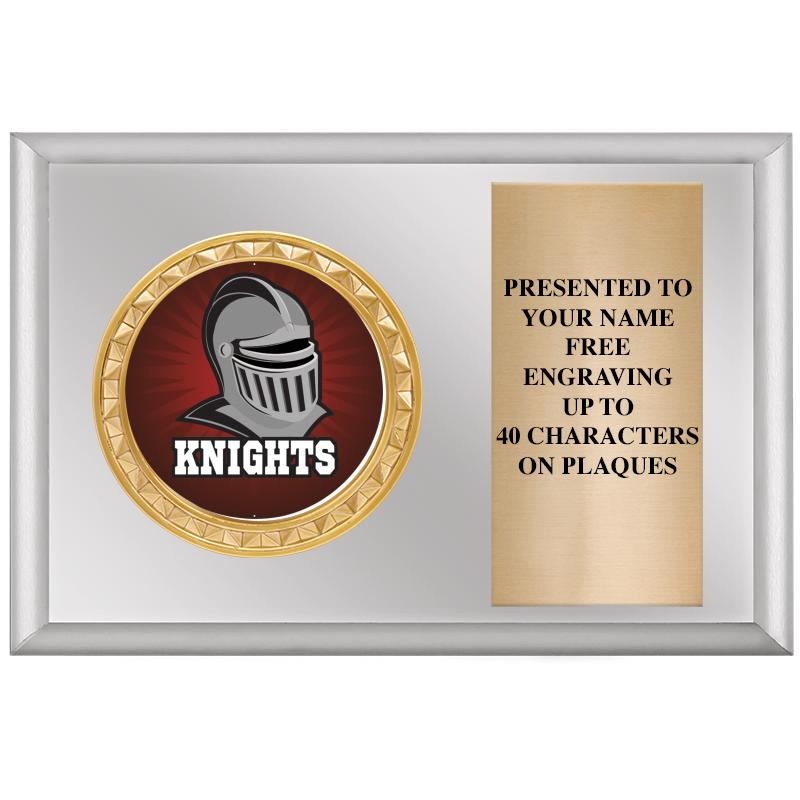 6" X 4" SILVER INSERT PLQ