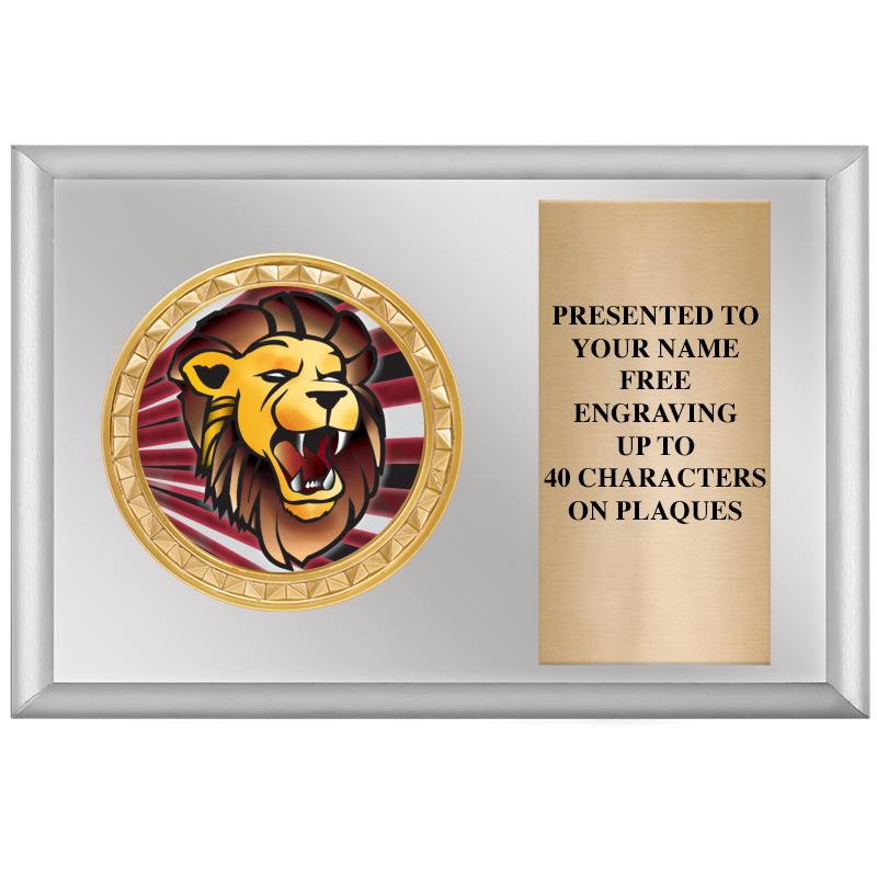 6" X 4" SILVER INSERT PLQ