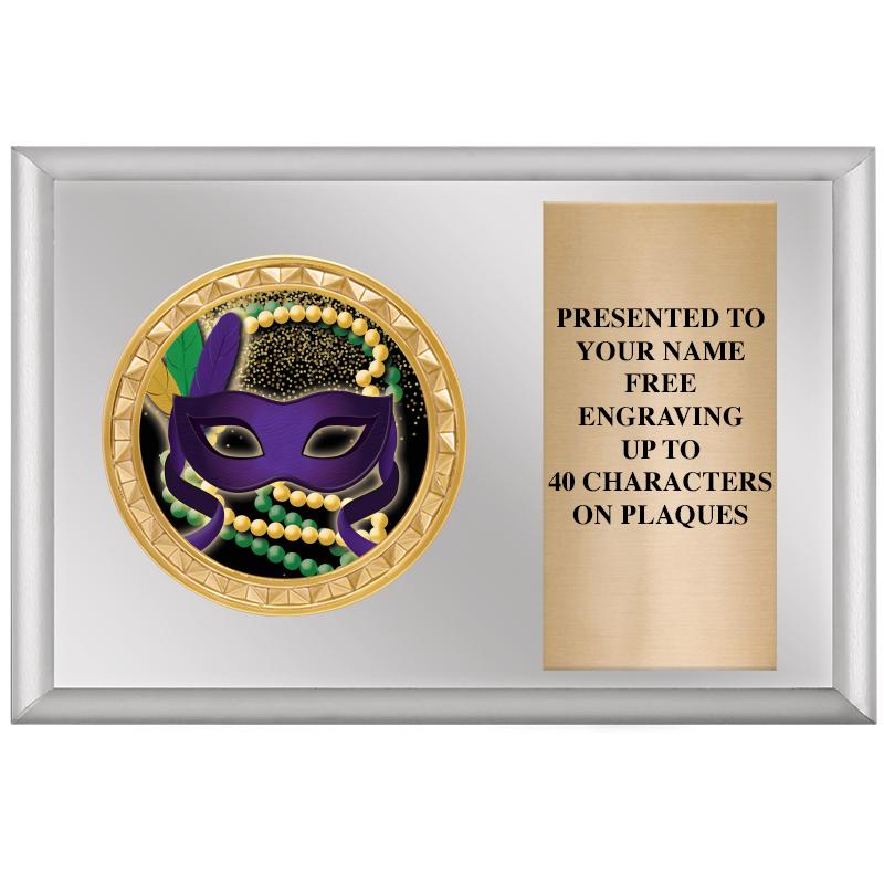 6" X 4" SILVER INSERT PLQ