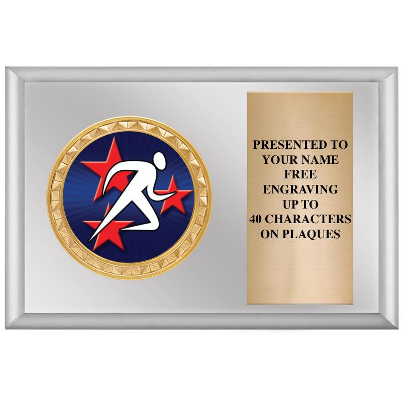 6" X 4" SILVER INSERT PLQ