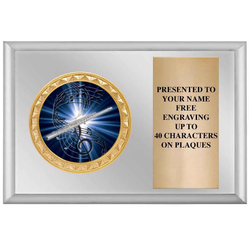 6" X 4" SILVER INSERT PLQ