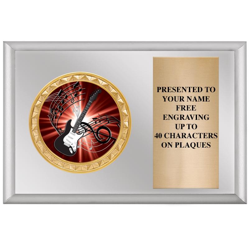 6" X 4" SILVER INSERT PLQ