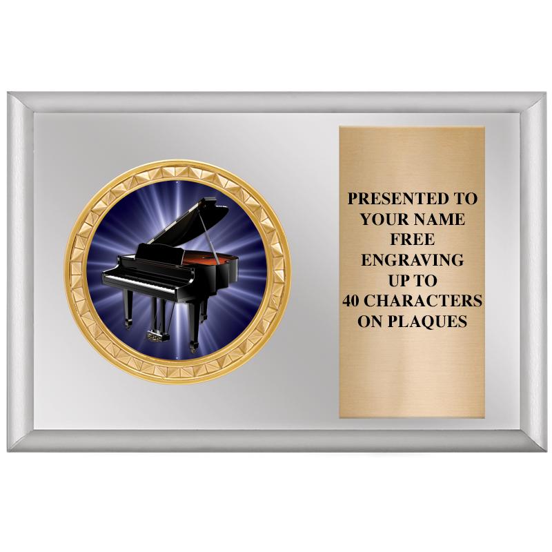 6" X 4" SILVER INSERT PLQ