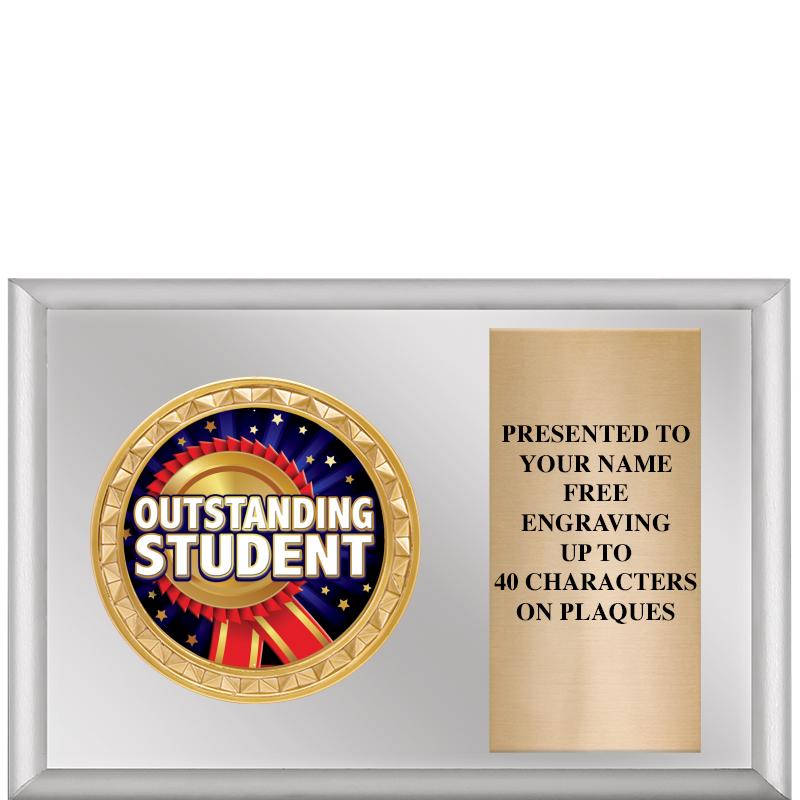 6" X 4" SILVER INSERT PLQ