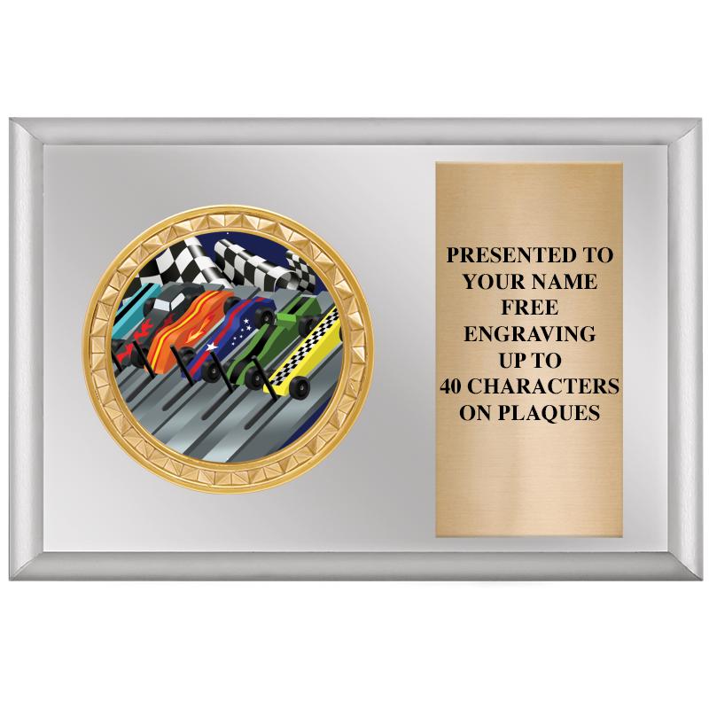 6" X 4" SILVER INSERT PLQ