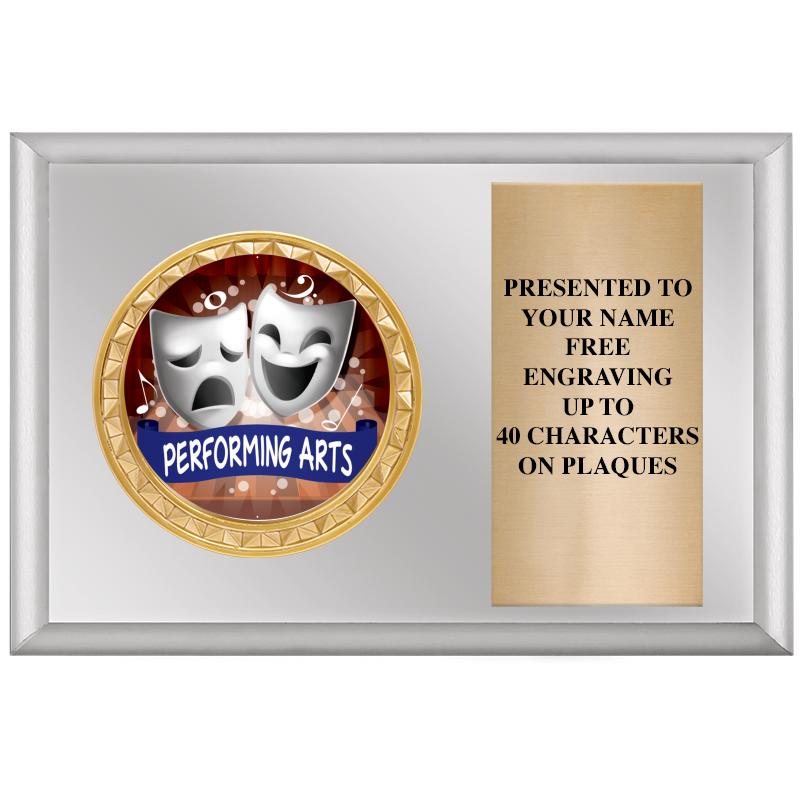 6" X 4" SILVER INSERT PLQ