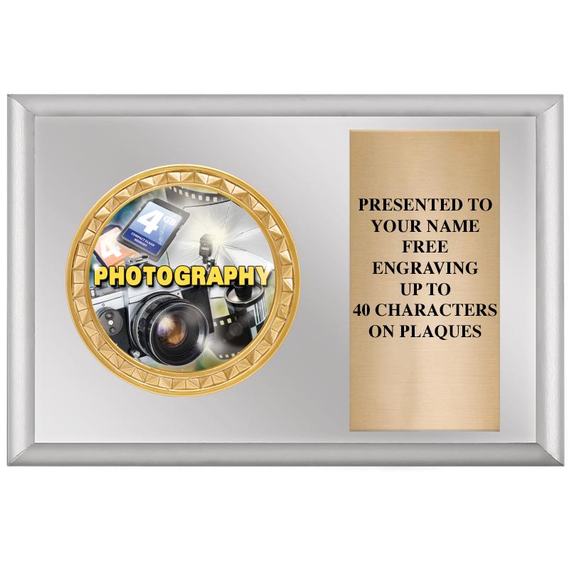 6" X 4" SILVER INSERT PLQ