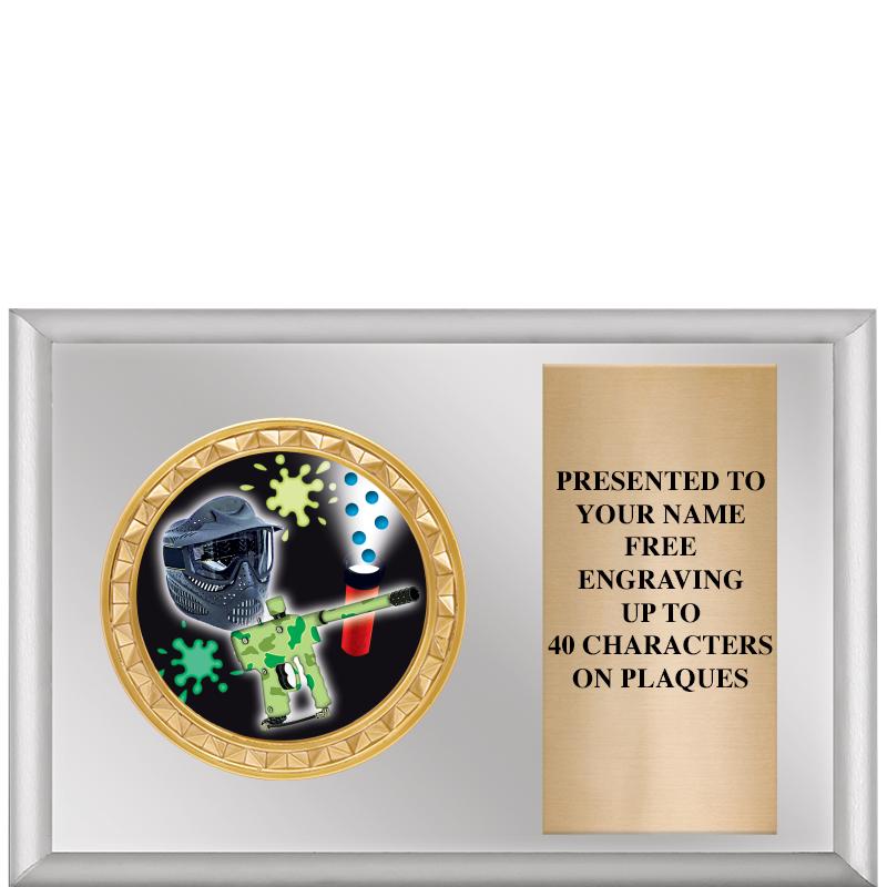 6" X 4" SILVER INSERT PLQ