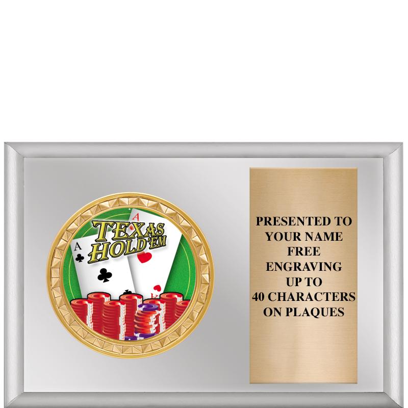 6" X 4" SILVER INSERT PLQ