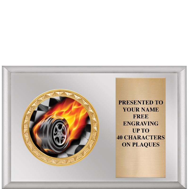 6" X 4" SILVER INSERT PLQ