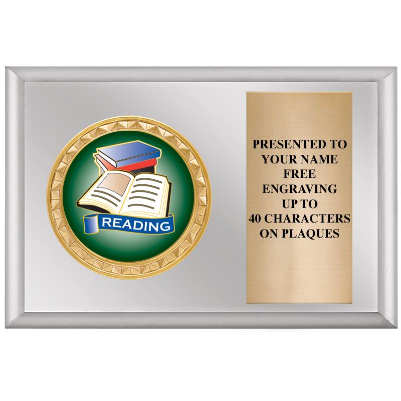 6" X 4" SILVER INSERT PLQ