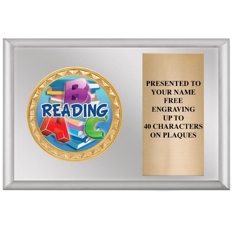 6" X 4" SILVER INSERT PLQ