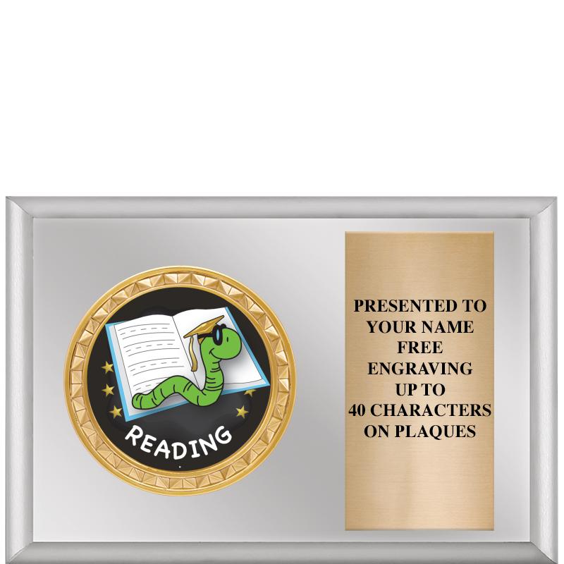 6" X 4" SILVER INSERT PLQ