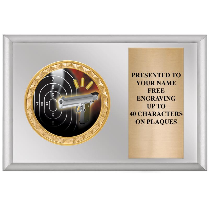 6" X 4" SILVER INSERT PLQ