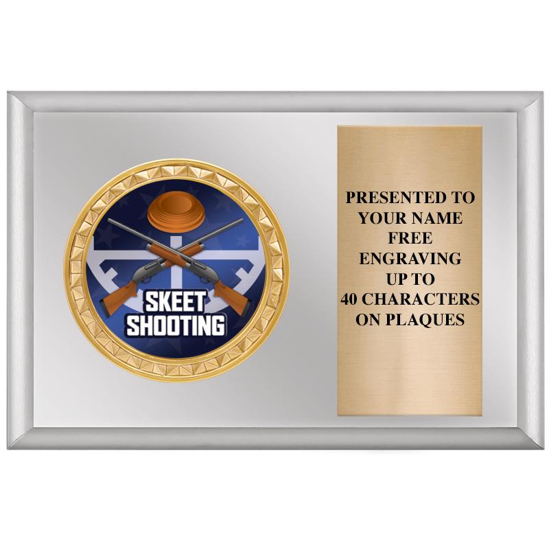 6" X 4" SILVER INSERT PLQ