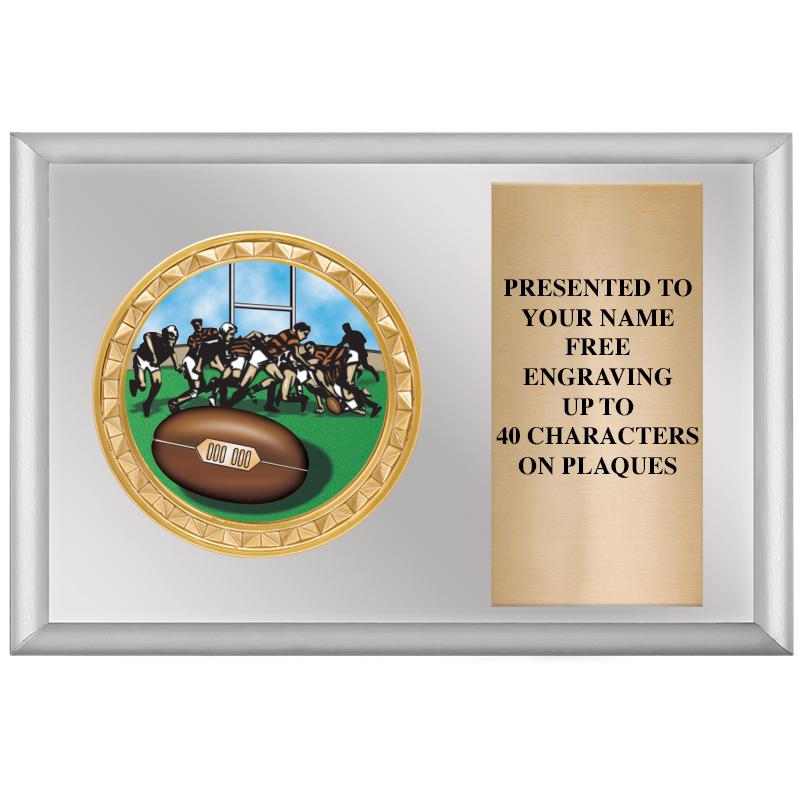 6" X 4" SILVER INSERT PLQ