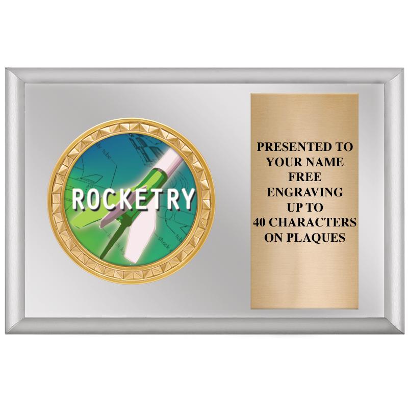 6" X 4" SILVER INSERT PLQ