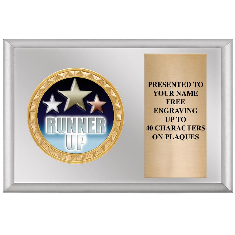 6" X 4" SILVER INSERT PLQ