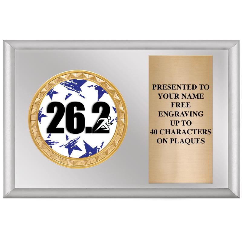 6" X 4" SILVER INSERT PLQ