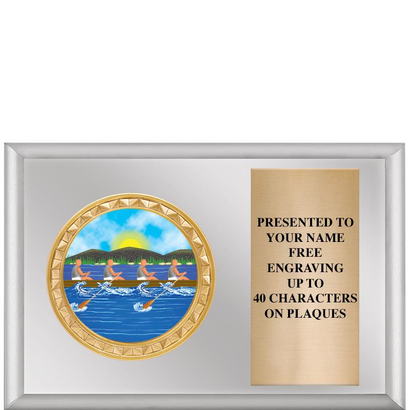 6" X 4" SILVER INSERT PLQ