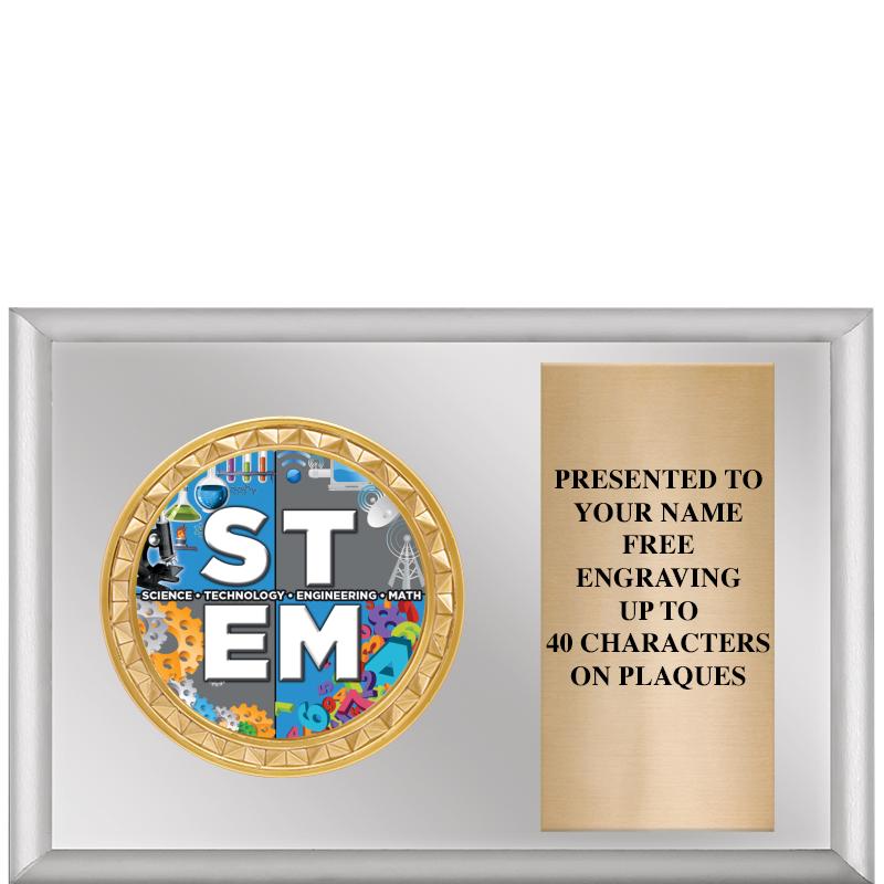 6" X 4" SILVER INSERT PLQ