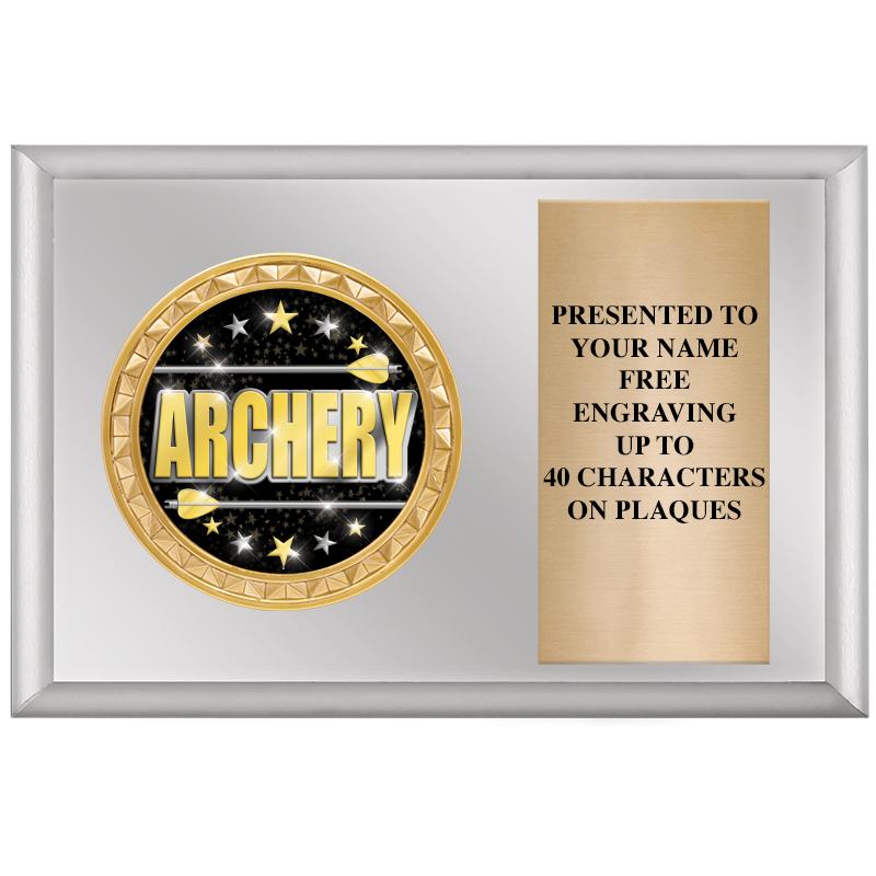 6" X 4" SILVER INSERT PLQ