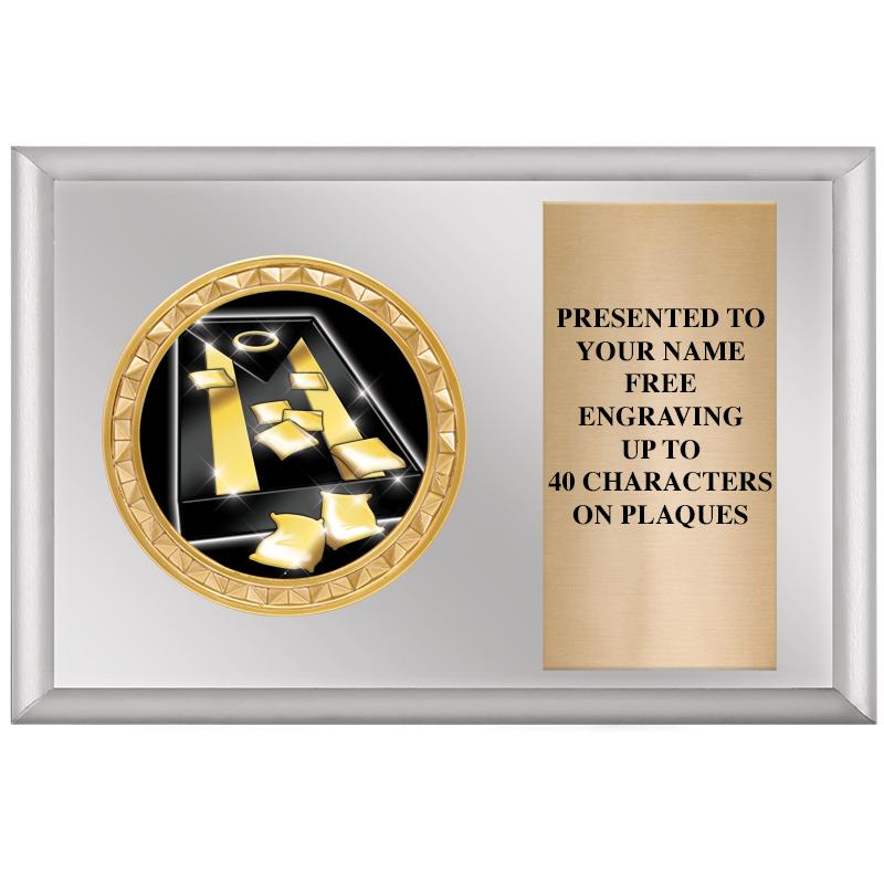 6" X 4" SILVER INSERT PLQ