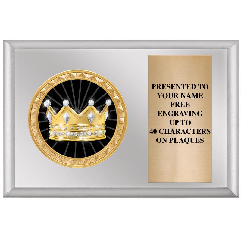 6" X 4" SILVER INSERT PLQ