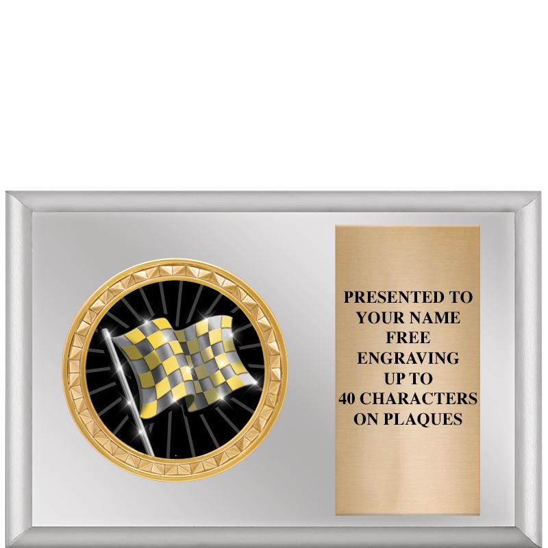 6" X 4" SILVER INSERT PLQ