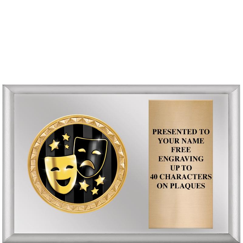 6" X 4" SILVER INSERT PLQ