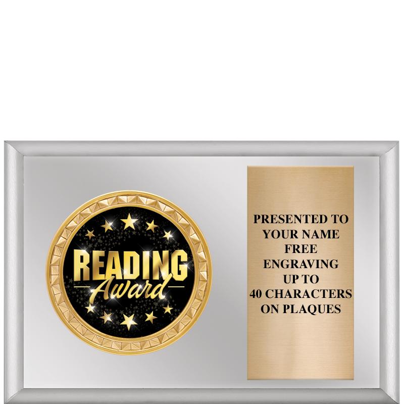 6" X 4" SILVER INSERT PLQ