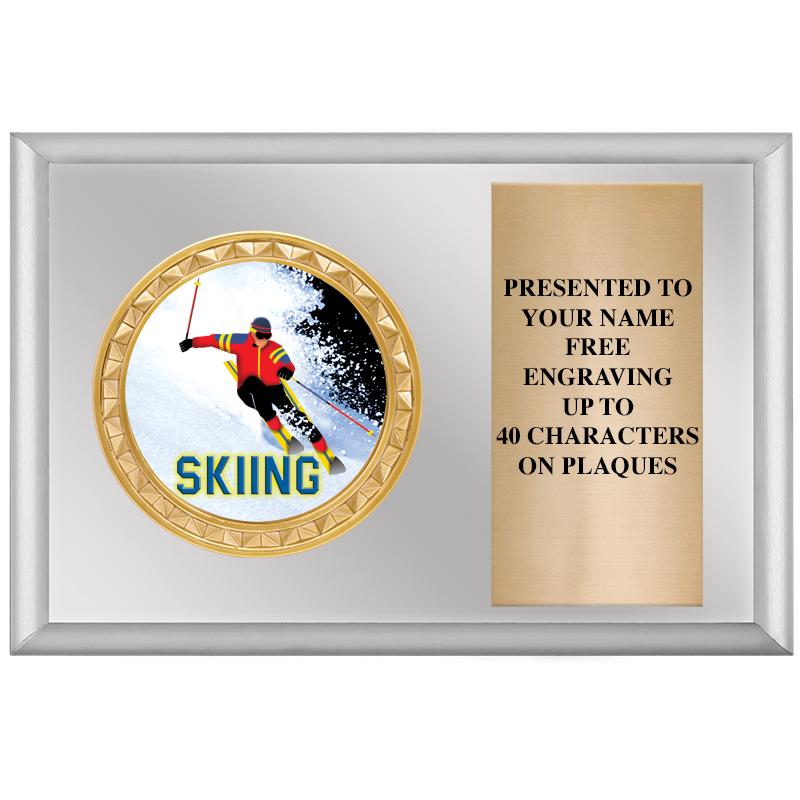 6" X 4" SILVER INSERT PLQ