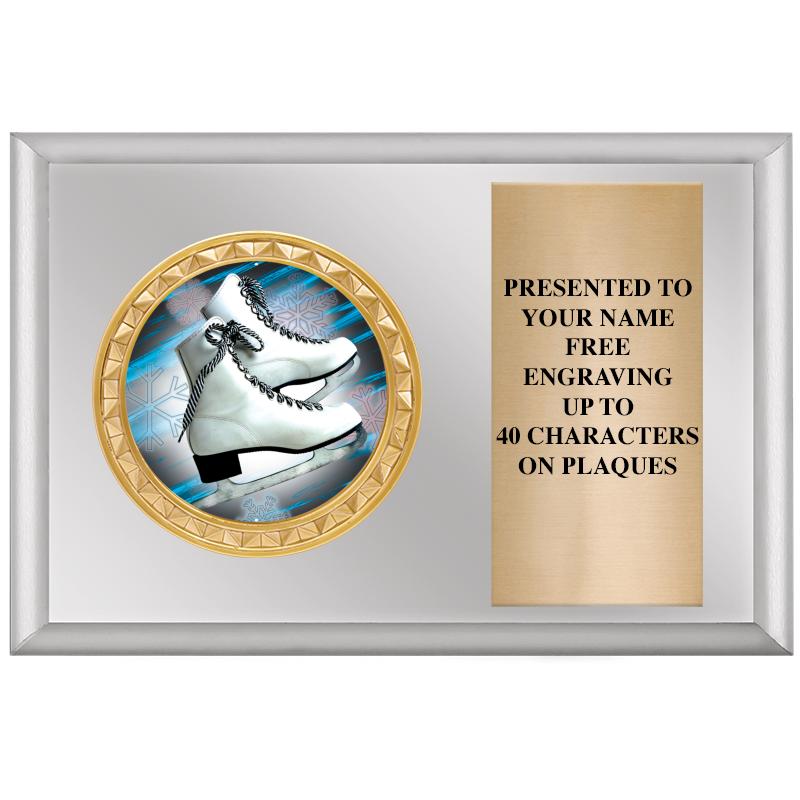 6" X 4" SILVER INSERT PLQ