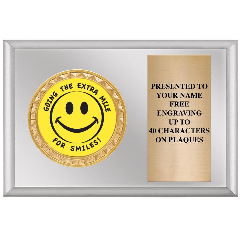 6" X 4" SILVER INSERT PLQ