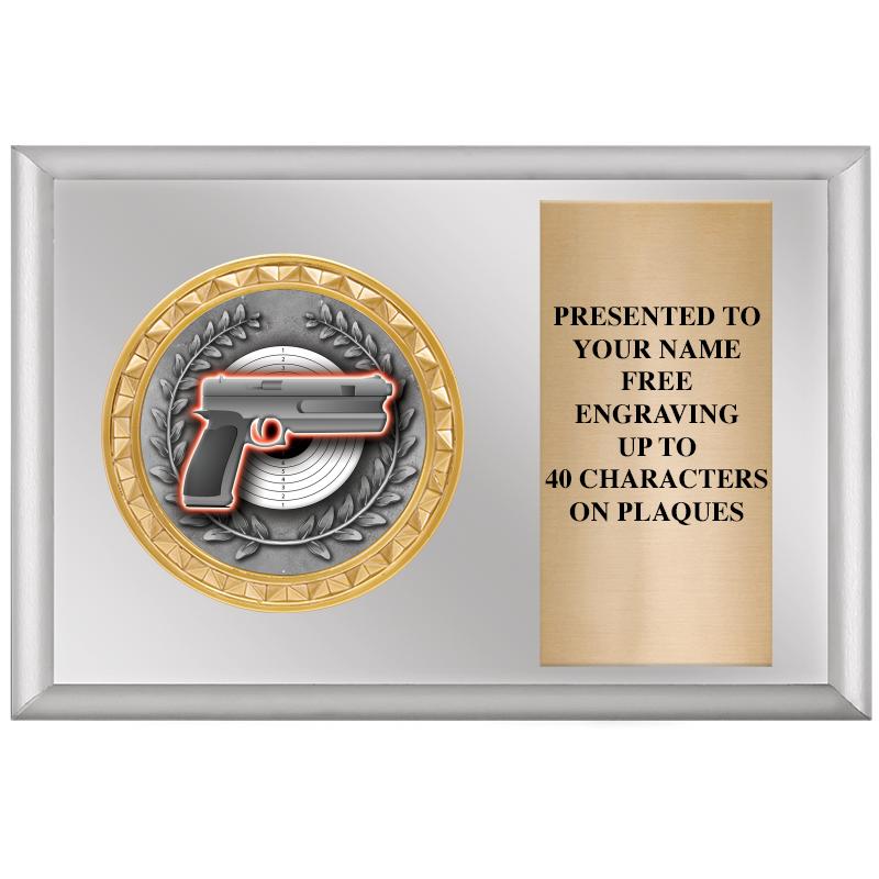 6" X 4" SILVER INSERT PLQ