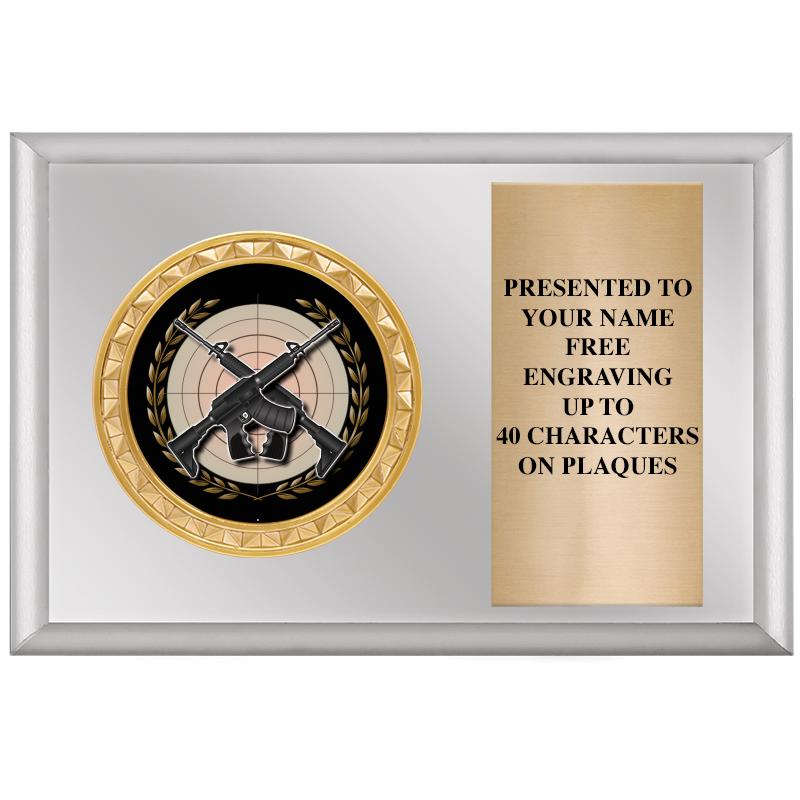 6" X 4" SILVER INSERT PLQ