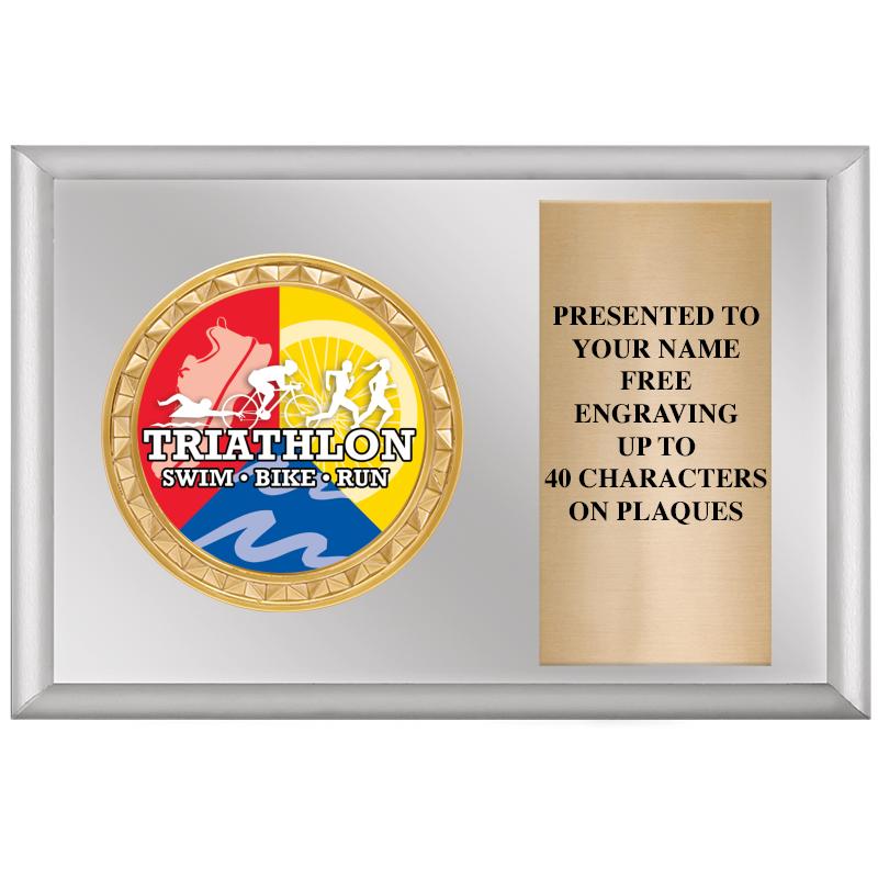 6" X 4" SILVER INSERT PLQ