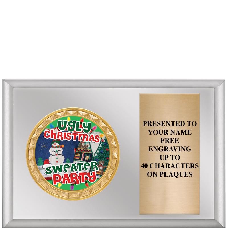 6" X 4" SILVER INSERT PLQ