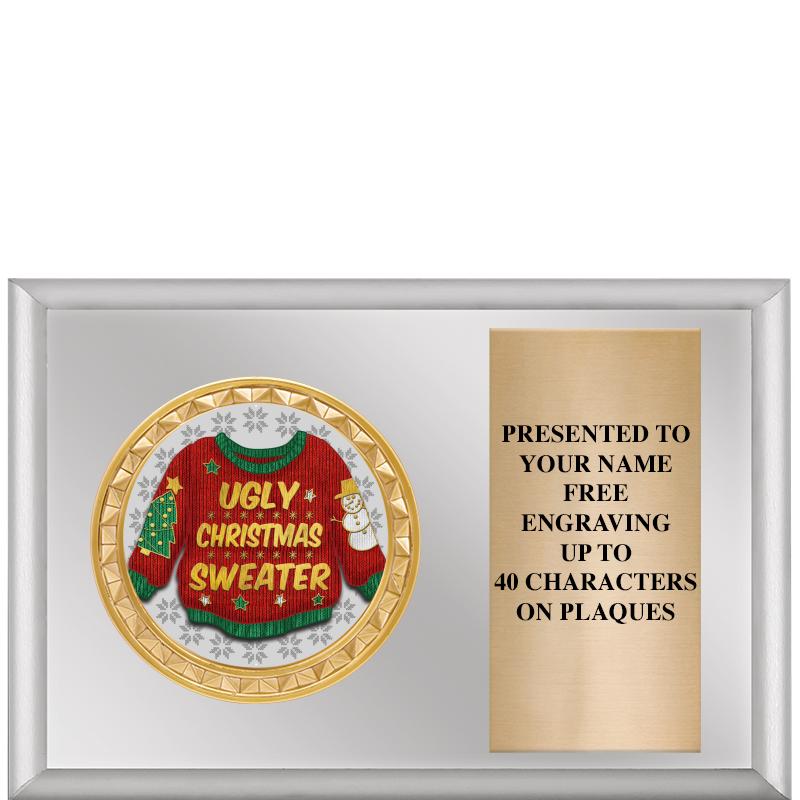 6" X 4" SILVER INSERT PLQ