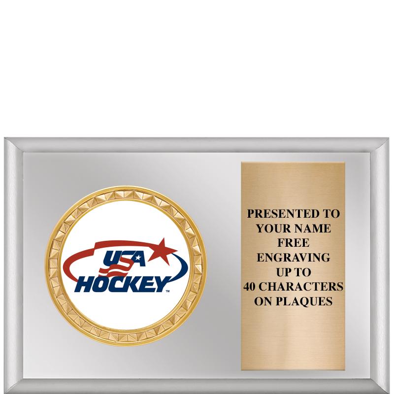 6" X 4" SILVER INSERT PLQ